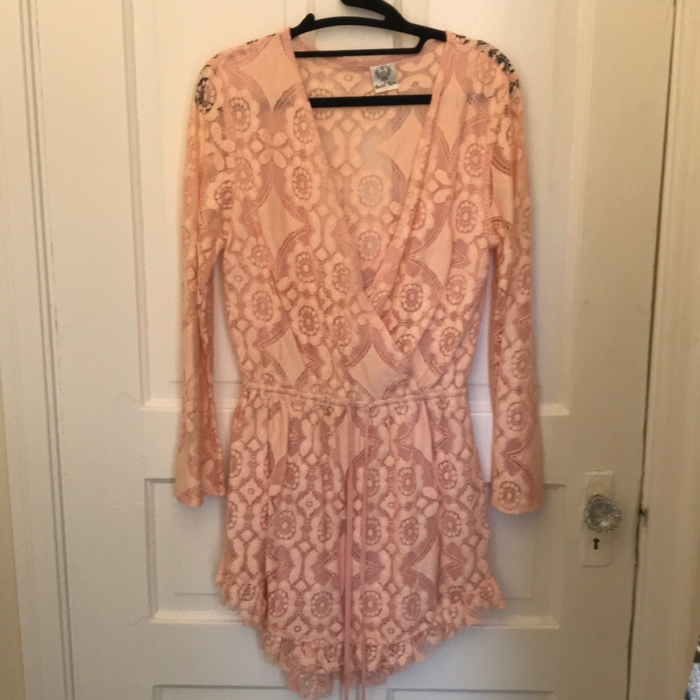 Pink Lace Dress